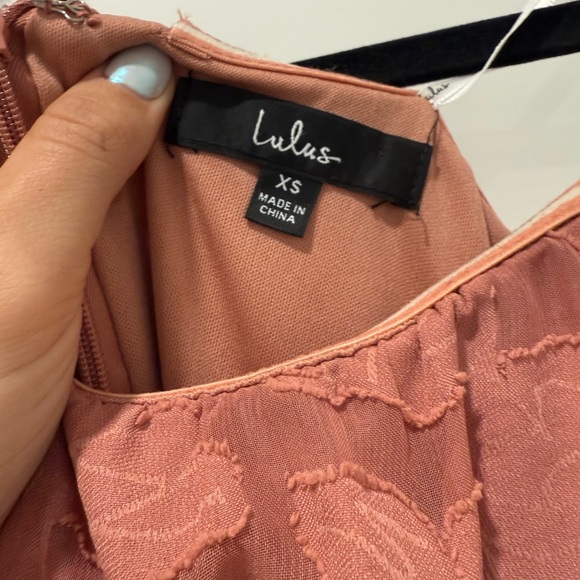 Lulu's Pink dress, strapless, wedding guest - Picture 5 of 5